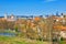 View of Vilnius from the hill of the Bastion of the Vilnius City