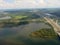 View of Virginia with the interstate highway below