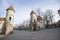 View of Viru Gates, Tallinn, Estonia, Europe