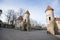 View of Viru Gates, Tallinn, Estonia, Europe