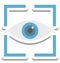 View, Vision Signal Bar Vector Icon editable