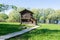 view of the Vitoslavlitsy Museum of Folk Wooden Architecture