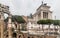 View of the Vittoriano monument from Forum of Caesar in Rome