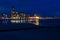 View of Vlissingen, Zeeland, Netherlands at night