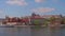 View of the Vltava river and Prague castle