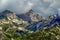 View of the Vogel mountain in Slovenian Alps