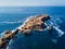 View Of The Volcanic Papoa Peninsula In Peniche Portugal