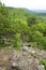 View of a volcanic ridge along the Metacomet Trail, Connecticut.