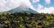 View on volcano arenal