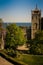 View of Vorontsov Palace Side Tower from Park Crimea