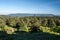 View from Vozka hill in Jeseniky mountains in Czech republic