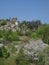 View on Vranov castle ruin with Pantheo