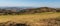 View from Vrchrieka hill in springtime Javorniky mountains in Slovakia