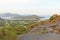 View of the Vulcanello Peninsula. The islands of Lipari, Italy