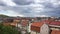 View from Vysehrad after rain.Time lapse