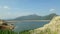 the view at the Wadaslintang Reservoir Dam