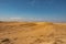 View of wahiba sand desert from coast