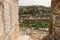 View  from the wall encircling the Temple Mount to the Muslim cemetery, Church of All Religions, Church of Mary Magdalene and the