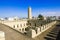 View from the walls of the fortress of Ribat of Sousse in Tunisia in the city