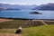 View of the wanaka lake and Rippon wine estate