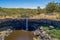 View of Wannon Falls near Grampians, Australia.