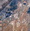 View of wastewater, pollution and garbage in a canal