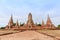 View of wat chaiwatthanaram temple, ayutthaya, thailand