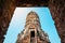 View of Wat Chaiwatthanaram which is the ancient Buddhist temple in the Ayutthaya Historical Park, Ayutthaya province, Thailand