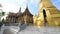 View of Wat Phra Kaew Temple of the Emerald Buddha. It is one of famous tourist attraction in Bangkok, Thailand