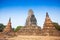 View of Wat Ratburana in Ayutthaya, Thailand