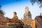 View of Wat Ratburana in Ayutthaya, Thailand