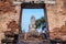 View of Wat Ratchaburana which is the ancient Buddhist temple in the Ayutthaya Historical Park, Ayutthaya