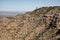 View of Watchtower at Desert View lookout from Navajo Point,