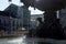 View of the water fountain at Largo Terreiro de Jesus in Pelourinho, located in the historic center of the city of Salvador, Bahia