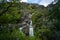 View of waterfall of Arado on Peneda Geres National Park, Portugal