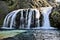 A view of a Waterfall in Iceland near Gulfoss