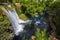 View of the waterfall Upper Duden in the city of Antalya