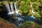 View of the waterfall Upper Duden in the city of Antalya