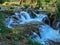 View of the waterfalls and cascades of Skradinski Buk on the Krka river. Krka National Park