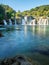 View of the waterfalls and cascades of Skradinski Buk on the Krka river. Krka National Park