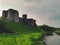 View of a welsh Castle and river