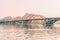 View of Wenhui Bridge over the Liujiang River. Liuzhou, China.