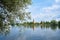 View of Werder island on the river Havel near Potsdam