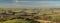 View west from Hadrian's Wall trail at Walltown, Northumberland