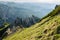 View of the Western Tatras from Kondracka Pass. Tatra National Park