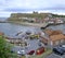 View of Whitby Harbour, North Yorkshire, UK