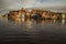 A view of Whitby, Yorkshire, England - shiny waters.