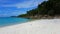 View on White heaven beach the Whitsunday Island in Australia