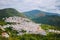 View of a white mountain town, Ojen