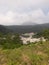 view of the white sand crater